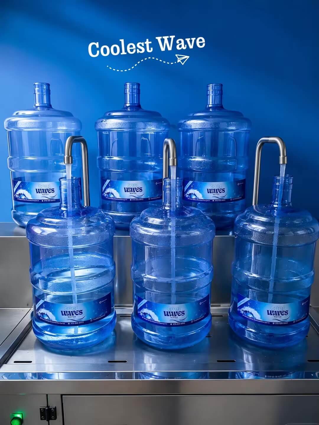 Cool Waves 5 gallon water carboys